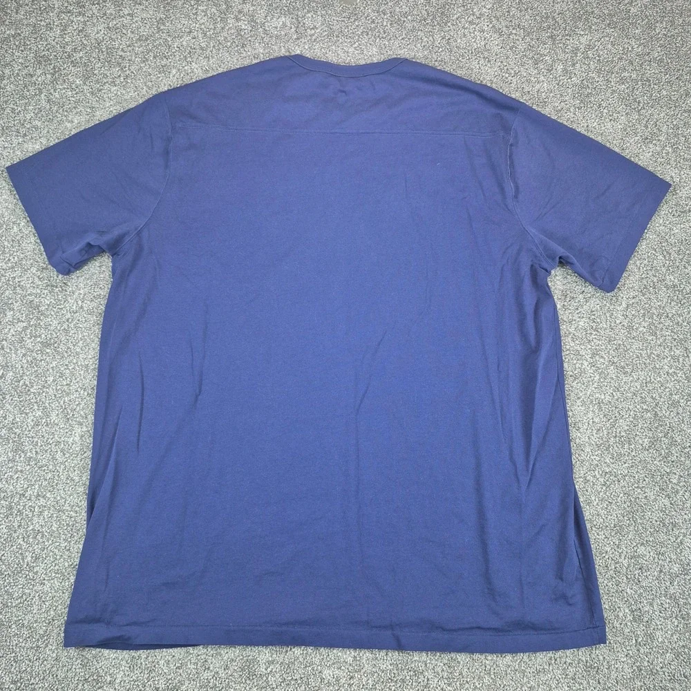 Vintage Polo Ralph Lauren T-Shirt Mens 2XLT Navy Blue Polo 